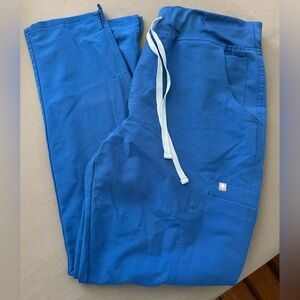 Figs Royal Blue Top and Bottom - Medium